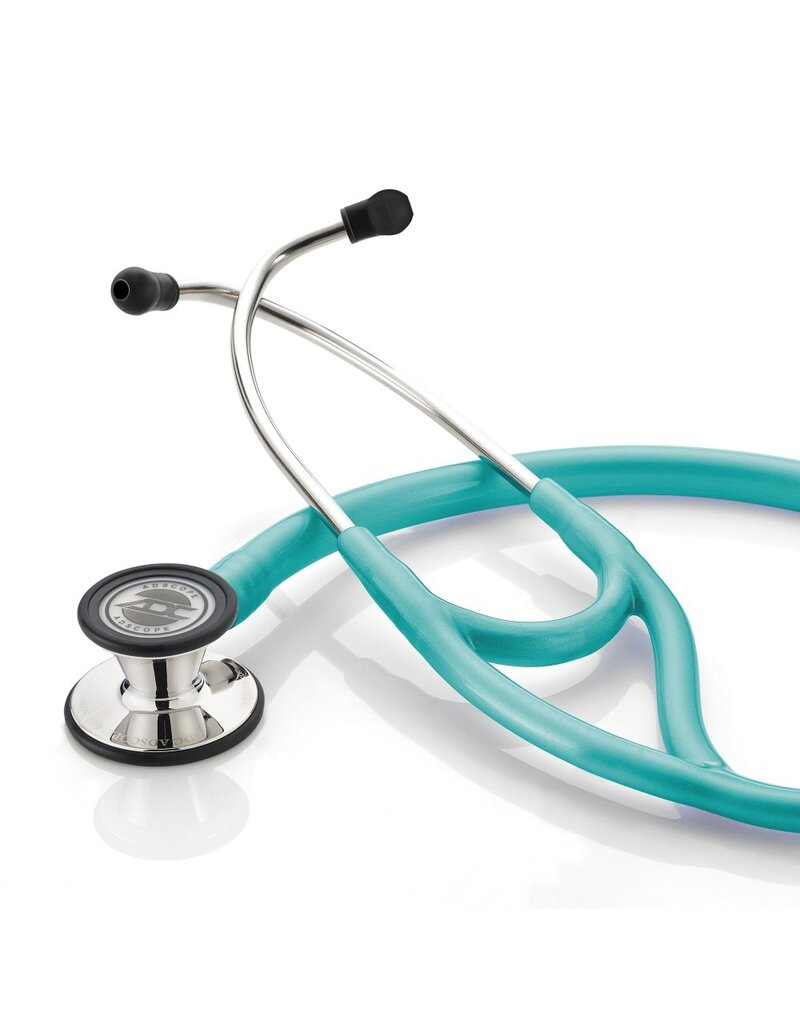 ADC Adscope® 601 Cardiology Stethoscope Mirror Finish-Metallic Caribbean