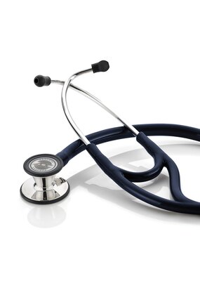 ADC Adscope® 601 Cardiology Stethoscope Mirror Finish-Navy Tubing