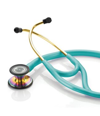 Adctoday Adscope® 601 Cardiology Stethoscoop Iridescent Metallic Caribbean