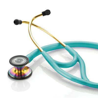 ADC Adscope® 601 Cardiology Stethoscoop Iridescent Metallic Caribbean
