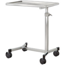 Manual mayo instrument table