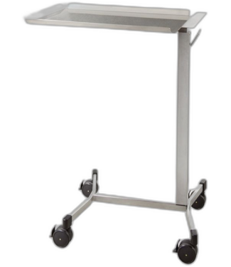 Mayo instrument table, gas spring assisted