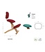 Ecopostural Foldable beechwood chair with knee support and backrest (S2105)
