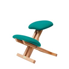 Ecopostural S2106 Foldable beechwood chair with knee support