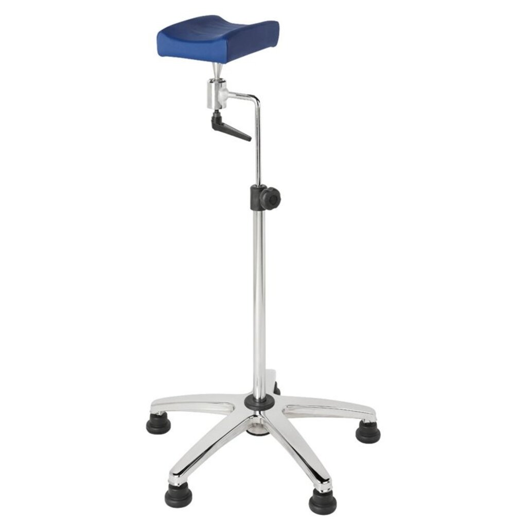 Ecopostural A4703 Support bras/jambes pivotants avec butées de pieds et base en aluminium