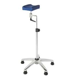 Swivel arm - leg support stand with feet stoppers and aluminium base (A4703)
