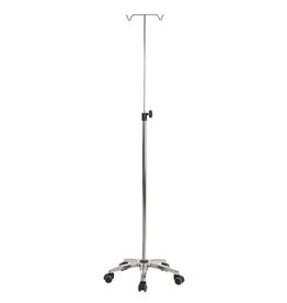Infuuspaalstandaard met aluminium voet met wielen (A47012)
