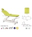 Ecopostural C5502 2-piece electric treatment table with double column white frame
