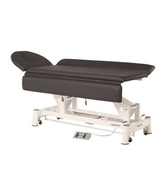 Ecopostural C5506 Electric twin pillar white frame technical table