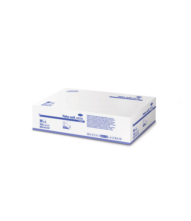 Peha-soft® nitrile FINO onderzoekshandschoenen  powder-free 1 x 150 pieces