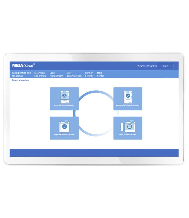 Melag MELAprint 80 Barcode label printer for Premium-Class