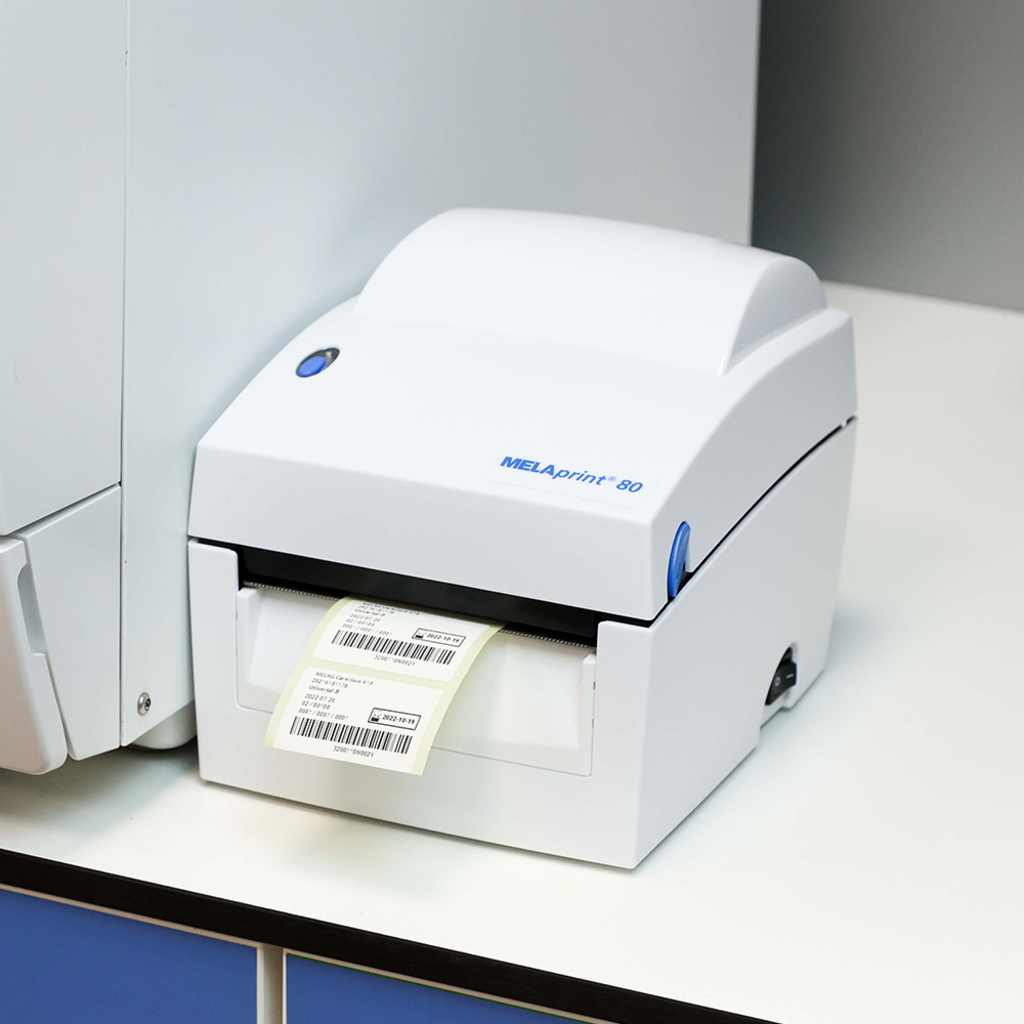 Melag MELAprint 80 code à barre Imprimante d'étiquettes pour Premium-Class