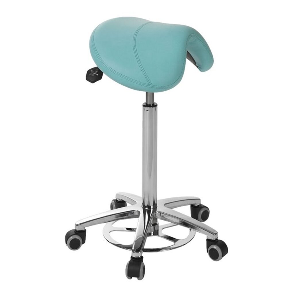 Ecopostural PONY saddle stool with chrome base (S5630AP)