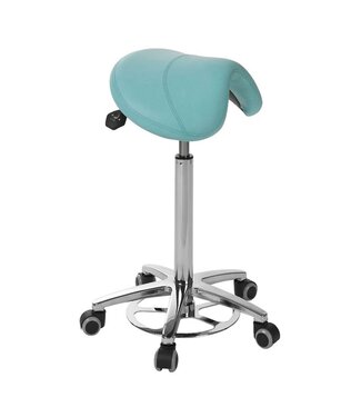 Ecopostural PONY saddle stool with chrome base (S5630AP)