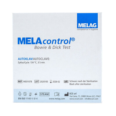 Melag MELAcontrol® Bowie & Dick Test 20 stuks
