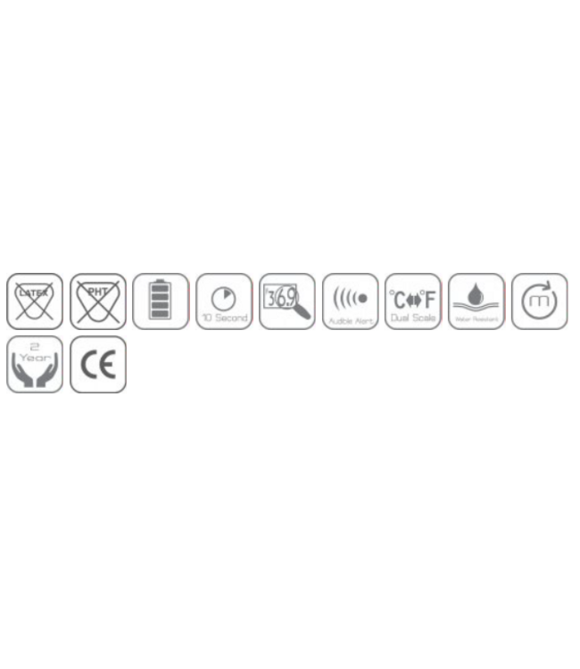 Adtemp™ 419 10-Second Hypothermia Thermometer 12 stuks