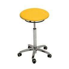 Ecopostural S4622 Round stool with aluminum base with ring control