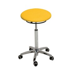 Tabouret rond avec base en aluminium avec commande à anneau (S4622)