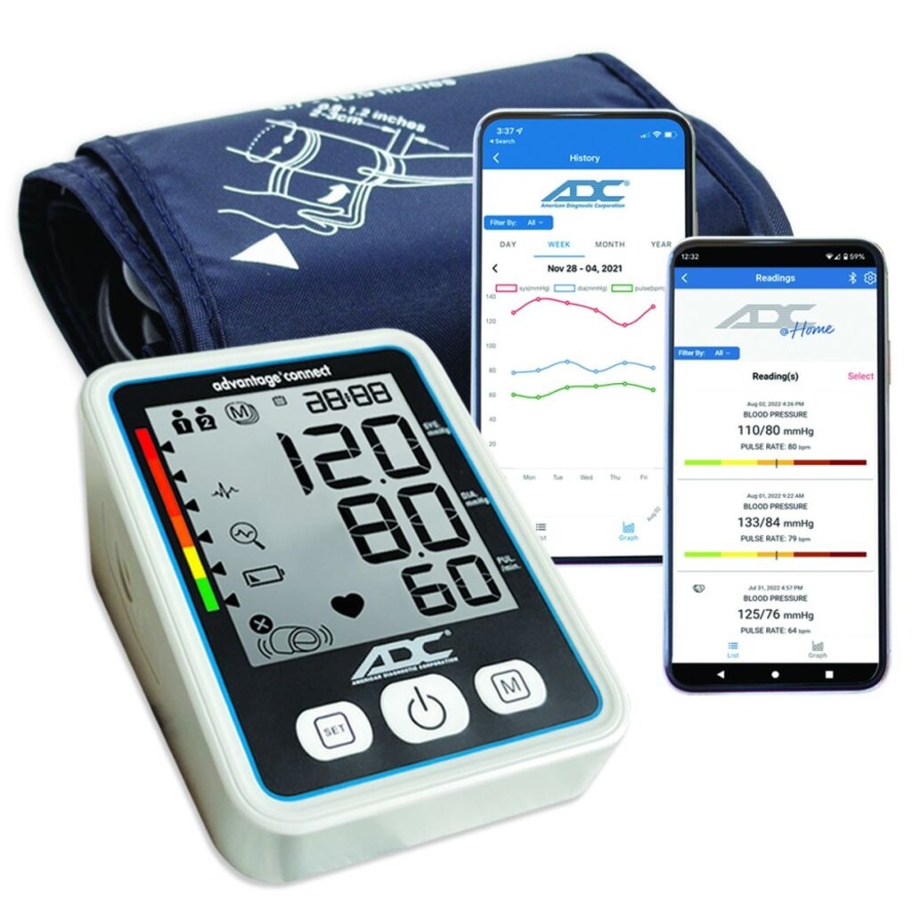 ADC Advantage Connect® 6024N Automatic Digital BP Monitor avec Bluetooth