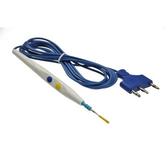 Electrosurgical pencil FIAB diathermy pen 50 pcs. with monopolar blade electrode 3.2m cable