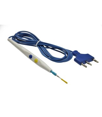 Crayon électrochirurgical Stylo de diathermie FIAB 50 pcs. avec électrode couteau monopolaire câble de 3,2 m