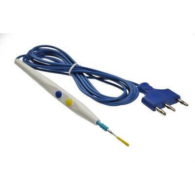 Crayon électrochirurgical Stylo de diathermie FIAB 50 pcs. avec électrode couteau monopolaire câble de 3,2 m