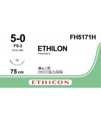 Ethicon Ethilon 5-0 75 cm FS-2 FH5171H 36 stuks