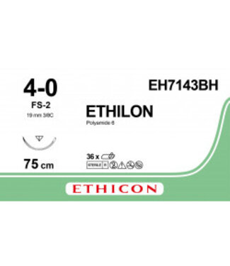 Ethilon Hechtdraad 4-0 75 cm FS-2 G7143H 36 stuks