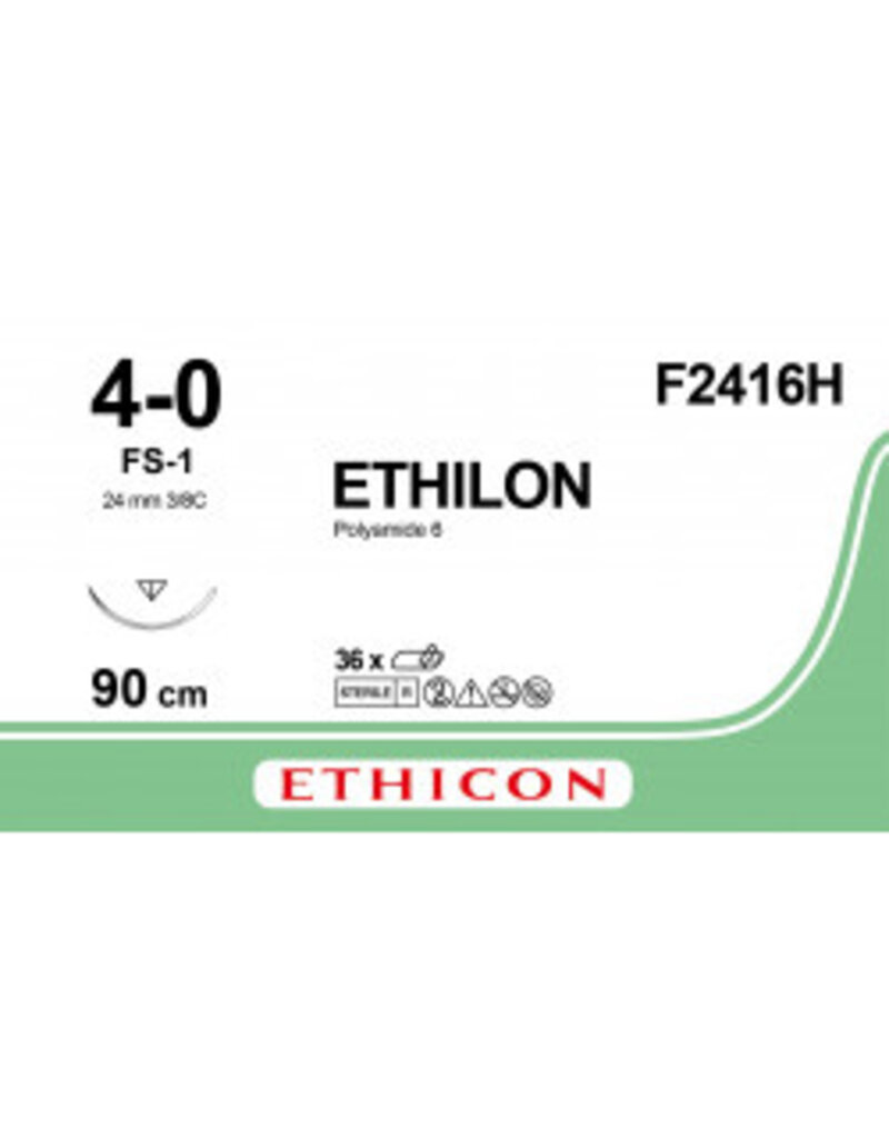 Ethicon Ethilon 4-0 90 cm FS-1 F2416H 36 stuks