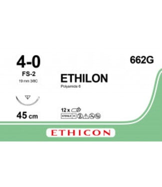 Ethicon Ethilon 4-0 45 cm FS-2 662G 12stuks