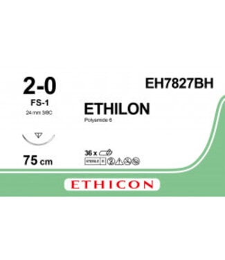 Ethicon Ethilon 2-0 75 cm FS-1 EH7827BH 36 stuks