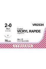 Ethicon Vicryl Rapide 2-0 75cm FS-1 VRI253H 36 stuks
