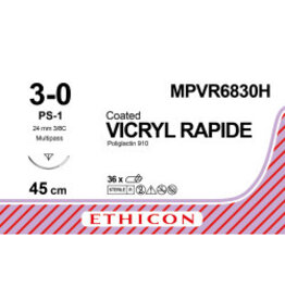 Vicryl Rapide 3-0 45cm PS-1 MPVR6830H 36 stuks