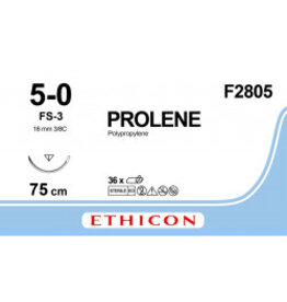 Ethicon Prolene 5-0 75 cm FS-2 F2805 36 stuks