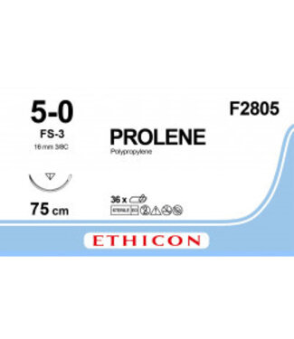 Prolene 5-0 75 cm FS-2 F2805 36 stuks