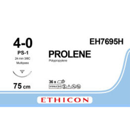 Ethicon Prolene 4-0 75cm PS-1 EH7695H 36 stuks