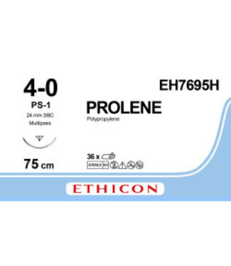 Prolene 4-0 75cm PS-1 EH7695H 36 stuks