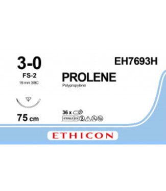 Ethicon Prolene 3-0 75 cm FS-2 EH7693H 36 stuks