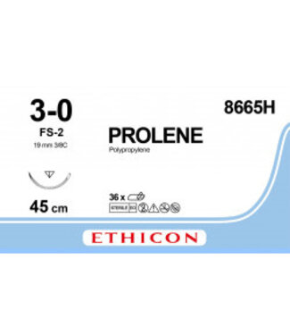 Prolene 3-0 45 cm FS-2 8665H 36 stuks