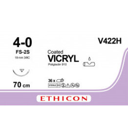 Ethicon Vicryl 4-0 70cm FS-2S V422H 36 stuks