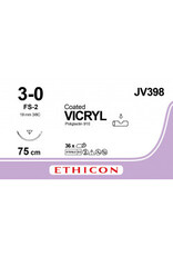Ethicon Vicryl 3-0 75 cm FS-2 JV398 36 stuks