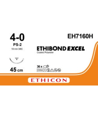 Ethicon Ethibond Excel 4-0 PS-2 EH7160H 36 stuks