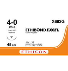 Ethicon Ethibond Excel 4-0 PS-2 X692G 12 stuks