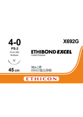 Ethicon Ethibond Excel 4-0 PS-2 X692G 12 stuks
