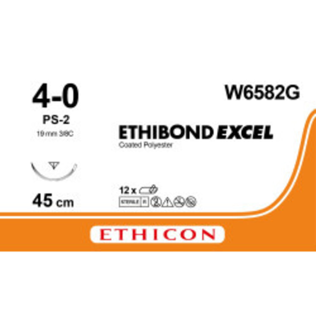 Ethicon Ethibond Excel 4-0 PS-2 W6582G 12 stuks