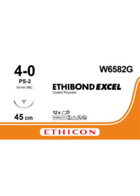 Ethicon Ethibond Excel 4-0 PS-2 W6582G 12 stuks