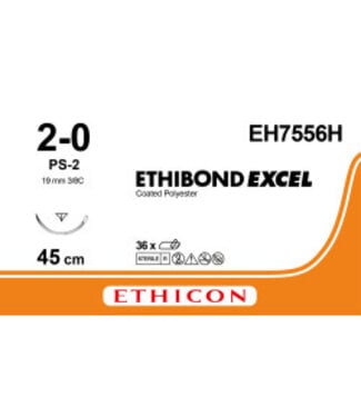 Ethicon Ethibond Excel 2-0 PS-2 EH7556H 36 stuks