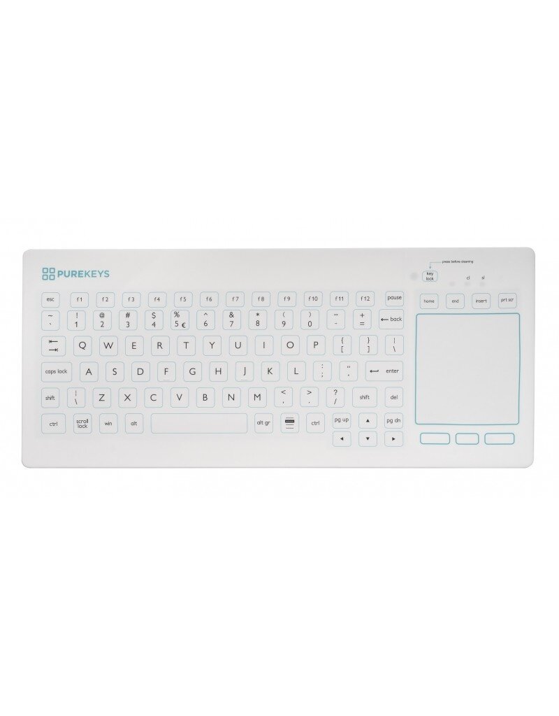 Purekeys Purekeys medical FA IP66 keyboard Touchpad USB