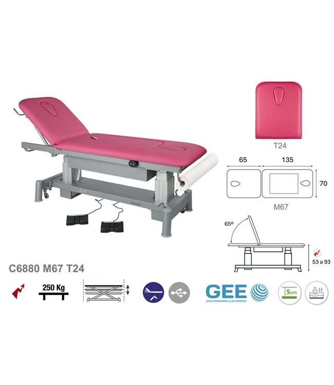 Innovative treatment table with ergonomic design (C6880)