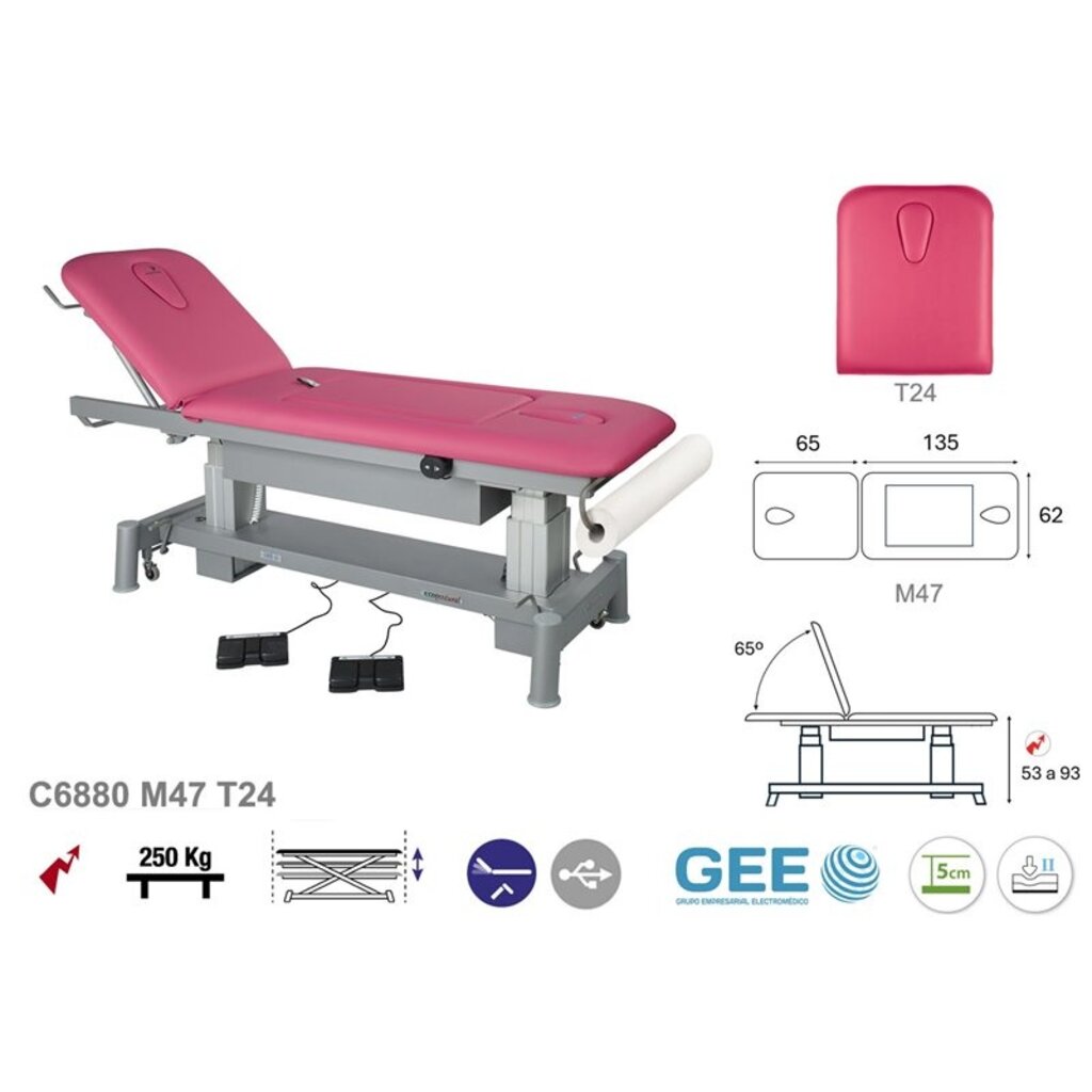 Ecopostural Electric treatment table (C6880)